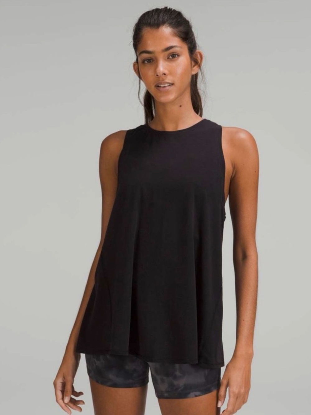 lululemon athletica Black Swing Tank Top